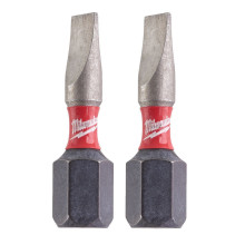 Біти ударні 2 шт Milwaukee Shockwave SL4.5х0.6 25 мм 4932430901
