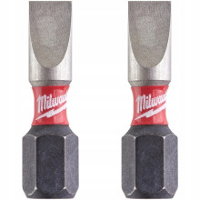Біти ударні 2 шт Milwaukee Shockwave SL5.5х0.8 25 мм 4932430902