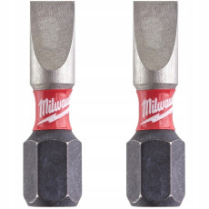 Біти ударні 2 шт Milwaukee Shockwave SL5.5х0.8 25 мм 4932430902