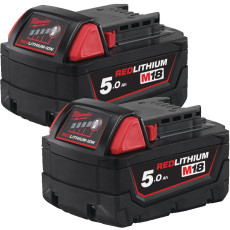 Набір Milwaukee M12 NRG-202 акумулятори 2 шт Li-Ion 18 В 5 Аг 4932451242