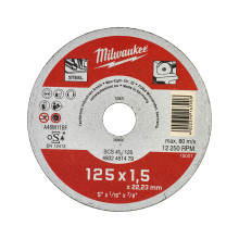Круг відрізний по металу Milwaukee SCS 41 125х22.23х1.5 мм 4932451479