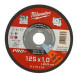 Круги отрезные по нержавеющей стали 200 шт Milwaukee PRO+ SCS 41 125х22.23х1 мм 4932451488