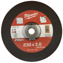 Круг відрізний по каменю Milwaukee PRO+ CC 42 230х22.23х3 мм 4932451500