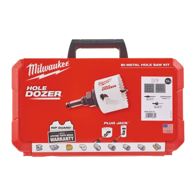 Набор биметаллических универсальных коронок 8 шт Milwaukee Hole Dozer Holesaw Set 19-102 мм 4932451547