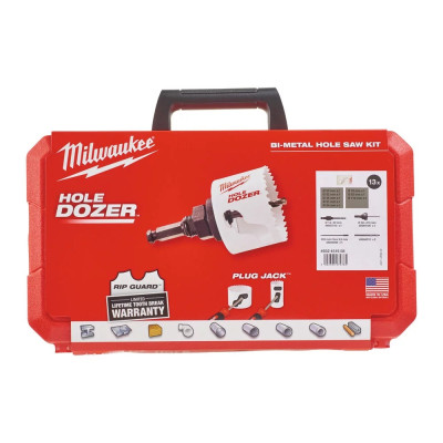Набір біметалевих коронок універсальних 8 шт Milwaukee Hole Dozer Holesaw Set 25-114 мм 4932451658