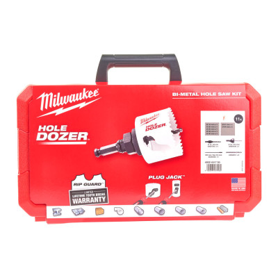 Набір біметалевих коронок 7 шт Milwaukee Hole Dozer Holesaw Set 16-64 мм 4932451730