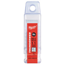 Свердла по металу 10 шт Milwaukee Thunderweb HSS-G DIN338 1.1х14х36 мм 4932459826