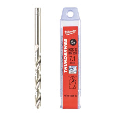 Свердла по металу 5 шт Milwaukee Thunderweb HSS-G DIN338 7.1х69х109 мм 4932459863