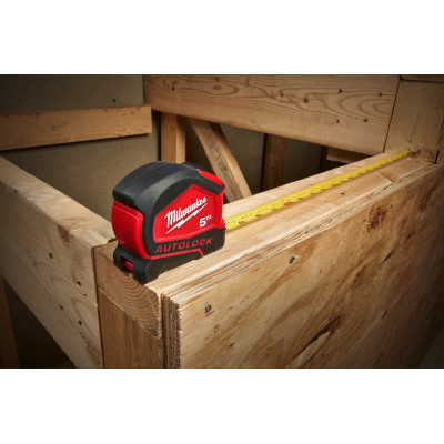 Рулетка Milwaukee Autolock 5 м 25 мм 4932464663