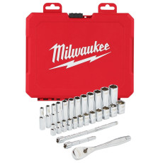 Набір головок з тріскачкою Milwaukee 1/4