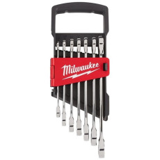 Ключі рожково-накидні з тріскачкою Milwaukee Maxbite 7 шт 8-17 мм 4932464993