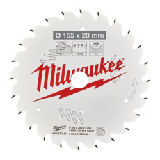 Диск пильний по дереву Milwaukee CSB P W 165х20х24 4932471294