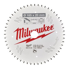 Диск пильний по алюмінію Milwaukee CSB P Alu 165х20х52 4932471296