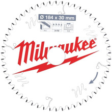 Диск пильний по алюмінію Milwaukee CSB P Alu 184х30х54 4932471299