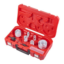Набір біметалевих коронок універсальних 10 шт Milwaukee Hole Dozer Holesaw Set 19-79 мм 4932471370
