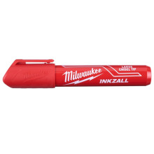 Маркер червоний Milwaukee INKZALL Red L Chisel Tip 4932471556