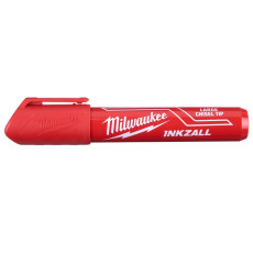 Маркер червоний Milwaukee INKZALL Red L Chisel Tip 4932471556
