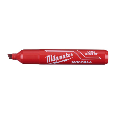 Маркер червоний Milwaukee INKZALL Red L Chisel Tip 4932471556