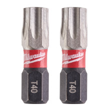 Біти ударні 2 шт Milwaukee Shockwave TX BO40 25 мм 4932471585