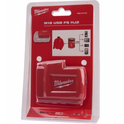 Адаптер USB Milwaukee 18 В M18 USB PS HJ2 4932471597