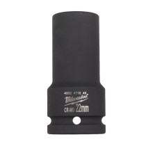 Головка торцева ударна подовжена Milwaukee Shockwave 22 мм 3/4” 4932471645