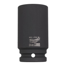 Головка торцевая ударная удлинённая Milwaukee Shockwave 33 мм 3/4” 4932471650