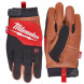 Рукавиці гібридні Milwaukee Hybrid Leather 8/M 4932471912