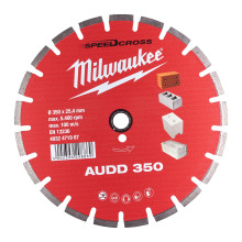 Круг алмазний по бетону Milwaukee AUDD 350 350х25.4х2.6 мм 4932471987