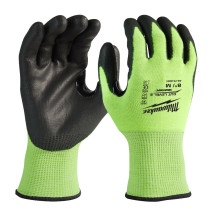 Рукавиці сигнальні із захистом від порізів Milwaukee Hi-Vis Cut 3/C 8/M 4932478131