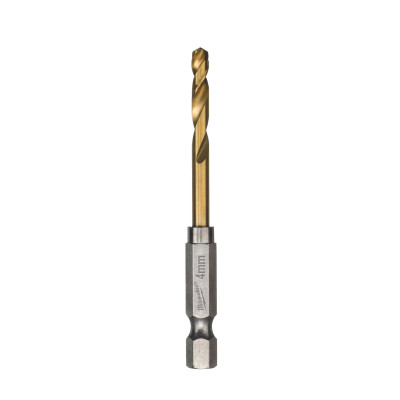 Свердла по металу 10 шт Milwaukee RedHEX HSS-G TiN 4х26х71.5 мм 4932478178