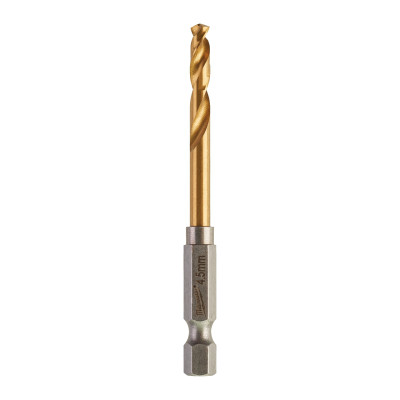 Свердла по металу 10 шт Milwaukee RedHEX HSS-G TiN 4.5х29х76 мм 4932478179