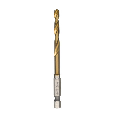 Свердла по металу 10 шт Milwaukee RedHEX HSS-G TiN 5х31х80 мм 4932478180