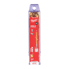 Свердла по металу 5 шт Milwaukee RedHEX HSS-G TiN 10х76х120 мм 4932478184