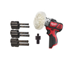 Полірувальна шліфмашина акумуляторна з короноками 6-10 мм Milwaukee M12 BPS-0 4932478547 без АКБ