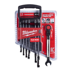 Ключі рожково-накидні з шарніром Milwaukee Maxbite 7 шт 8-17 мм 4932478557