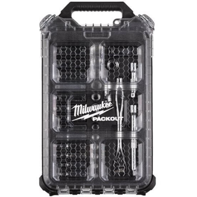 Набор головок с трещоткой Milwaukee Packout 3/8