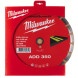 Круг алмазний по асфальту Milwaukee ADD 350 350х25.4х2.8 мм 4932478952