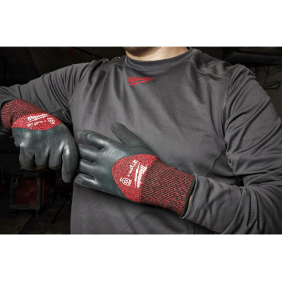 Рукавиці зимові із захистом від порізів 72 пари Milwaukee Winter Cut 3/C 11/XXL 4932479007