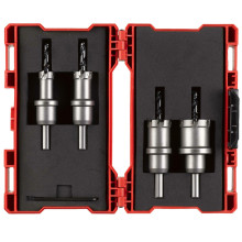 Набір коронок по металу 4 шт Milwaukee Holesaw TCT 16-32 мм 4932479058