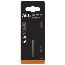 Свердла по металу 2 шт AEG HSS-Co 1х12х34 мм AAKHSSG01 4932479302