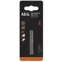 Свердла по металу 2 шт AEG HSS-Co 2х24х49 мм AAKHSSG02 4932479304