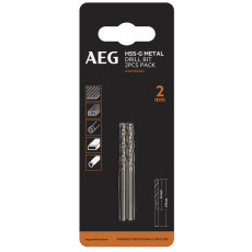Свердла по металу 2 шт AEG HSS-Co 2х24х49 мм AAKHSSG02 4932479304