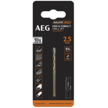 Свердло по металу AEG HSS-Co 2.5х30х57 мм AAKHSSCBT2-5 4932479324