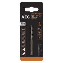 Свердло по металу AEG HSS-Co 3х33х61 мм AAKHSSCBT3-0 4932479325