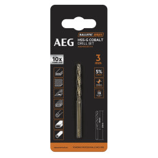 Свердло по металу AEG HSS-Co 3х33х61 мм AAKHSSCBT3-0 4932479325