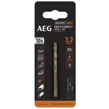Свердло по металу AEG HSS-Co 3.2х36х65 мм AAKHSSCBT3-2 4932479326