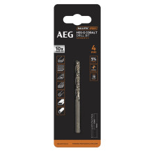 Свердло по металу AEG HSS-Co 3.5х39х70 мм AAKHSSCBT3-5 4932479327