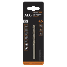 Свердло по металу AEG HSS-Co 4.5х47х80 мм AAKHSSCBT4-5 4932479330
