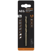 Сверло по металлу AEG HSS-Co 4.8х52х86 мм AAKHSSCBT4-8 4932479331