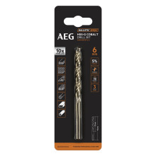 Свердло по металу AEG HSS-Co 6х57х93 мм AAKHSSCBT6-0 4932479334